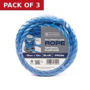 Polypropylene Rope Mini Coils, 12mm x 10m - Pack of 3
