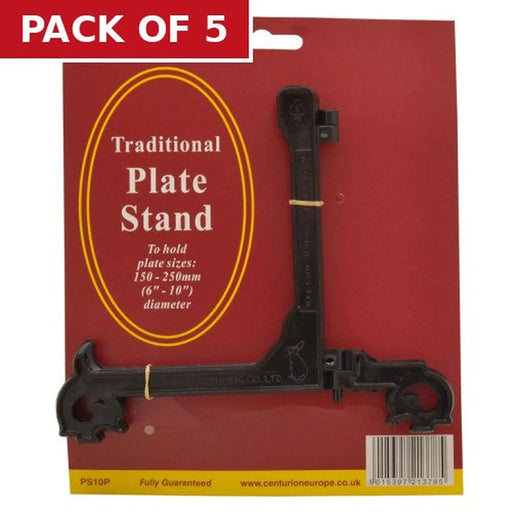 150-250mm Black Classic Plate Stand - Pack of 5