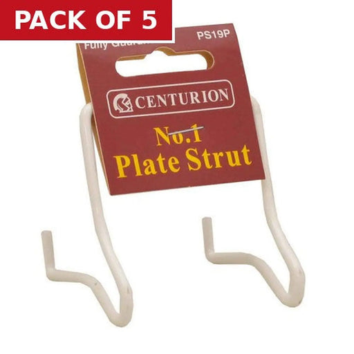 No 1 (65mm) White Plastic Coated Wire Strut - Pack of 5