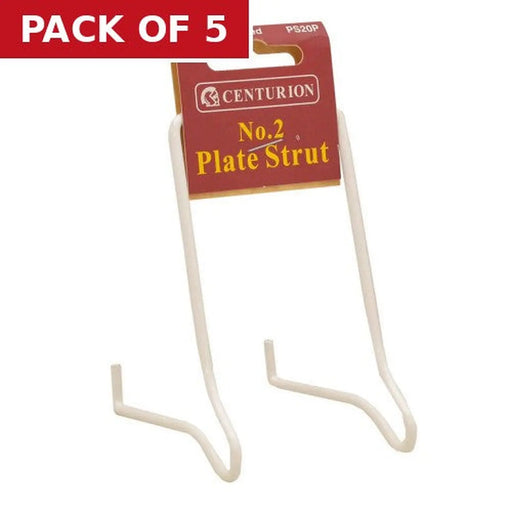 No 2 (100mm) White Plastic Coated Wire Strut - Pack of 5