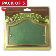 24 x 13cm Green/Gold Pullman Blank - Pack of 5