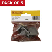 19mm Black Rubber Chair Ferrule (Pack of 2) - Pack of 5
