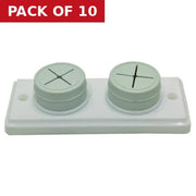 125mm Double Cloth Holder - Pack of 10