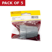 22mm Grey Rubber Crutch Ferrule - Pack of 5