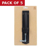 Repair Shop Tower bolt - Black - 200mm - Pack of 5