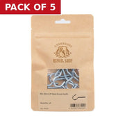 Repair Shop Zinc Plated Steel Screw Hook - 60 x 10mm - 12pk - Pack of 5