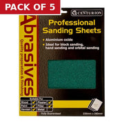 Abrasives Assorted Aluminium Oxide Sandpaper Sheets, Pack of 10 - Pack of 5