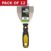 Trade Wallpaper Scraper with Soft Grip Handle, 100mm / 4" - Pack of 12