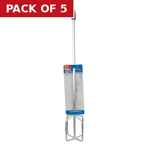 Hilka Paddle Chrome Mixer, 600mm x 100mm (78600100) - Pack of 5