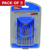 Hilka 6pc Precison  Star Set - Pack of 5