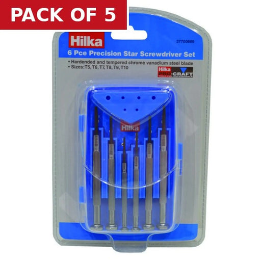 Hilka 6pc Precison  Star Set - Pack of 5
