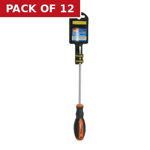 Flat Blade Screwdriver, 8mm x 150mm - Pack of 12