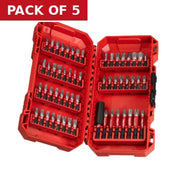 Milwaukee SHOCKWAVE™ Screwdriver Bit Set - 56pc - Pack of 5