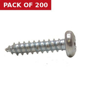 5/8" x 6 ZP Pan Head Self Tapping Screws  (200)