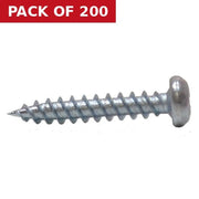 1" x 8 ZP Round Head Woodscrews  (200)