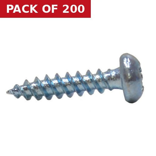 5/8" x 6 ZP Round Head Woodscrews  (200)