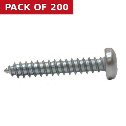 1" x 8 ZP Pan Head Self Tapping Screws   (200)