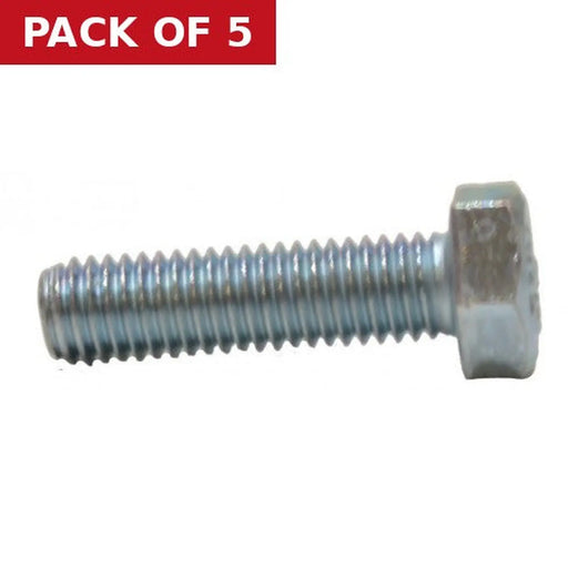M8 x 20mm Hex Head Set Screws (Packs of 4) - Pack of 5