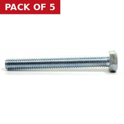 M8 x 80mm Hex Head Set Screws (Packs of 4) - Pack of 5