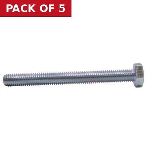 M12 x 70mm Hex Head Set Screws (Packs of 4) - Pack of 5