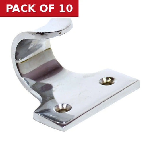 Solid Brass Sash Lifts, Chrome Plated, 50mm - Pack of 10