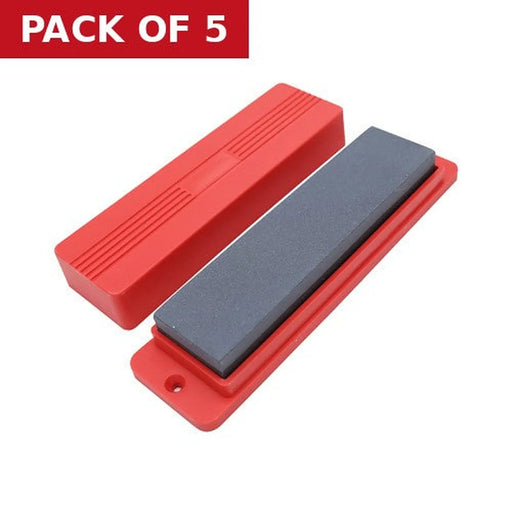 Sharpening Stone In Plastic Box, 8" - Pack of 5