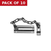 Steel Door Chain, Chromed - Pack of 10
