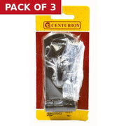 Heavy Duty Safety Hasp and Staple, Black, 200mm - Pack of 3