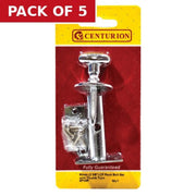 Thumb Turn Rack Bolt Set, Chromed, 60mm - Pack of 5