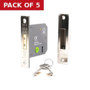 3" SCP 5 Lever Dead Lock - Pack of 5