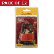 Weather Resistant Padlock, 50mm - Pack of 12