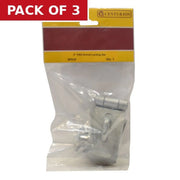Heavy Swivel Locking Bars, Galvanised, 200mm - Pack of 3