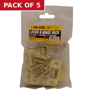 Latch & Hinge Packs - EB - CE Fire Rated - 4PK - Pack of 5