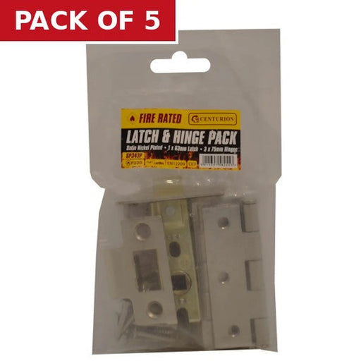 Latch & Hinge Packs - SNP - CE Fire Rated - 4PK - Pack of 5