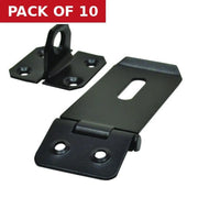 115mm (4 1/2") EXB Safety Hasp & Staple - Pack of 10