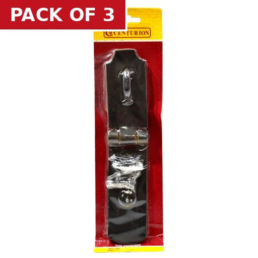 Heavy Swivel Locking Bars, Epoxy Black, 250mm - Pack of 3