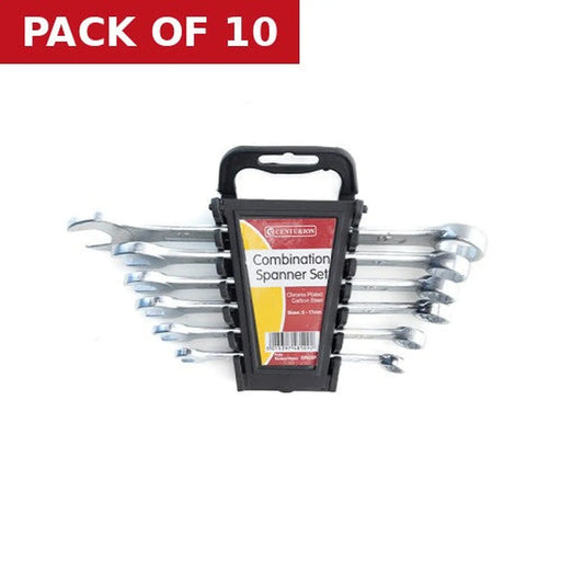Metric Combination Spanner Set, 6pc, 8-17mm - Pack of 10