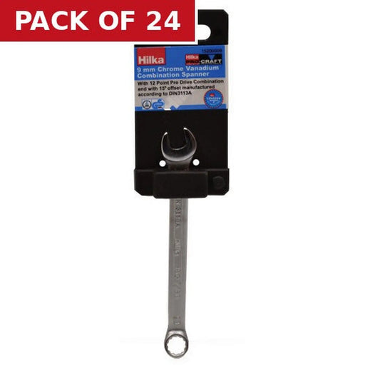 Hilka CV Comb Spanner, 9mm - Pack of 24