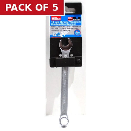 Hilka CV Comb Spanner, 10mm - Pack of 5