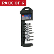 Hilka Dr TX Star Set, 7pc, 3/8 " - Pack of 6