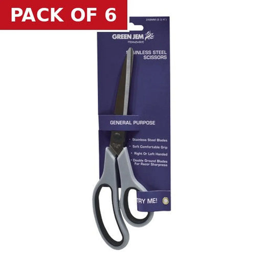 Scissors - Stainless Steel - 9 3/4" - Pack of 6