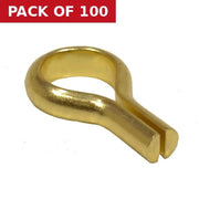 30 x 19 x 6mm EB Bookcase Stud - Pack of 100