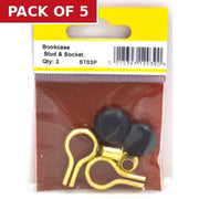 EB Bookcase Studs & Sockets (Pack of 2) - Pack of 5