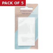 12mm x 25mm Sticky Pads (Pack of 20) - Pack of 5