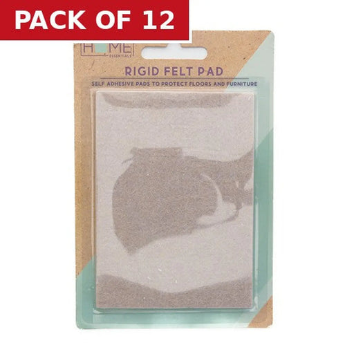 150 x 110mm Self Adhesive Rigid Felt Guard - Pack of 12