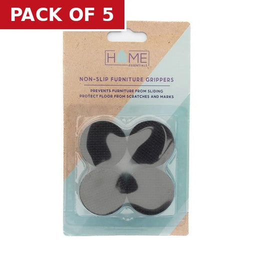 Non-Slip 38mm Furniture Grippers - 12 Pac - Pack of 5