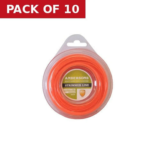 Strimmer Line, 1.3mm x 15m - Pack of 10