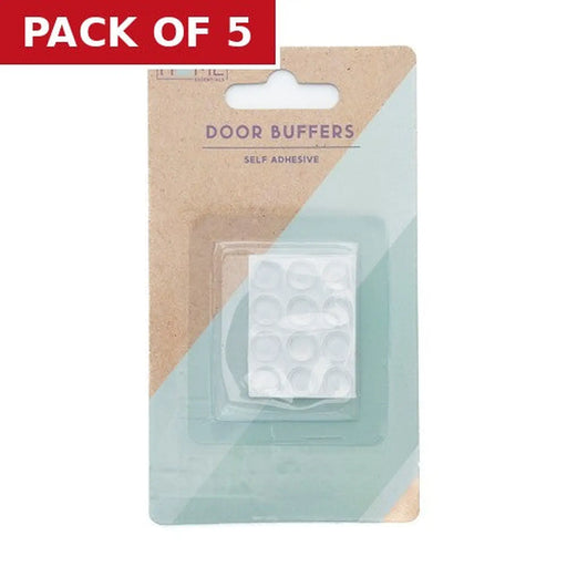 Self Adhesive Door Buffers (12 PK) - 10mm Diameter - Pack of 5