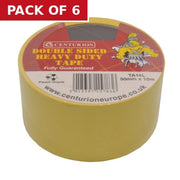 Double Sided Tape, 50mm x 10m - Pack of 6