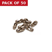 Tag Ball Chain Clasp - Pack of 50